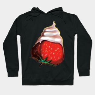 Whipped Cream Strawberry Hoodie